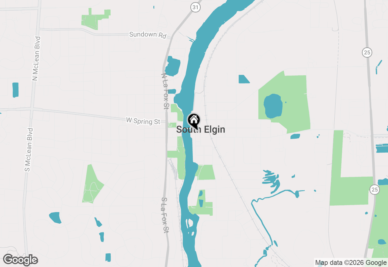Map of 34 S River Street, South Elgin, IL 60177