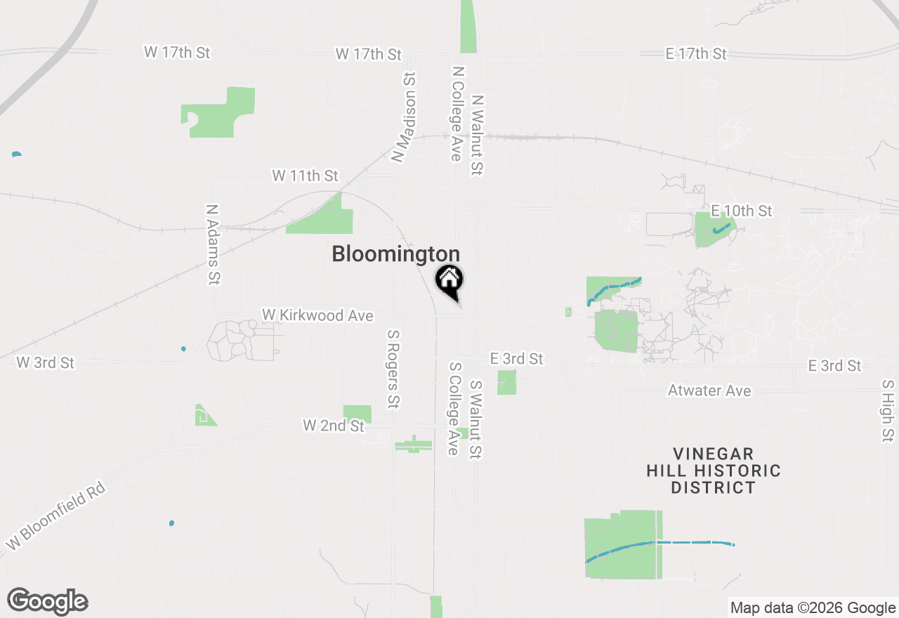 Map of 107-101 N College Avenue, Bloomington, IN 47404