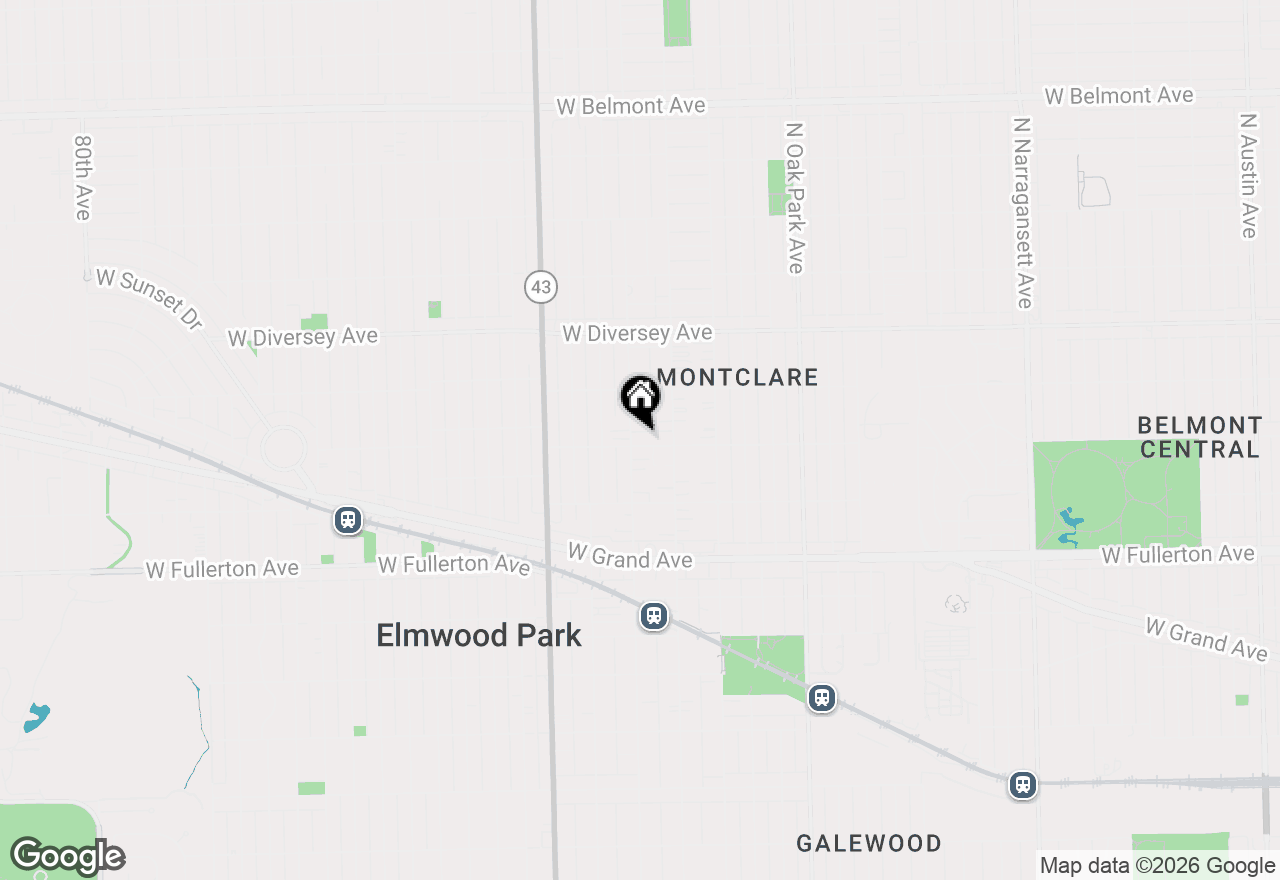 Map of 7034 W Wrightwood Avenue, Chicago, IL 60707