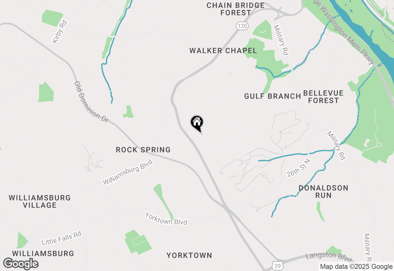 Map of 4740 34th Road N, Arlington, VA 22207