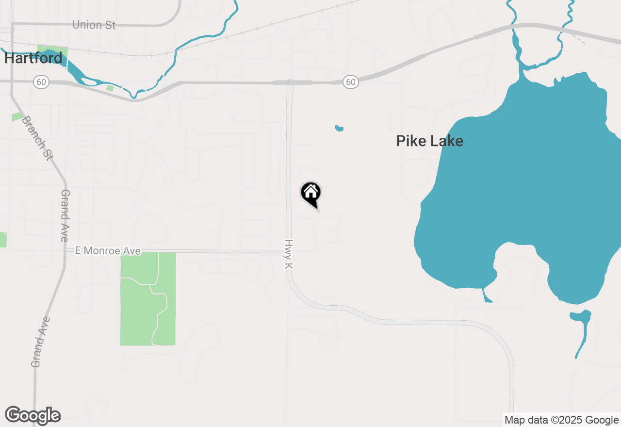 Map of 1504 Walnut Ct, Hartford, WI 53027