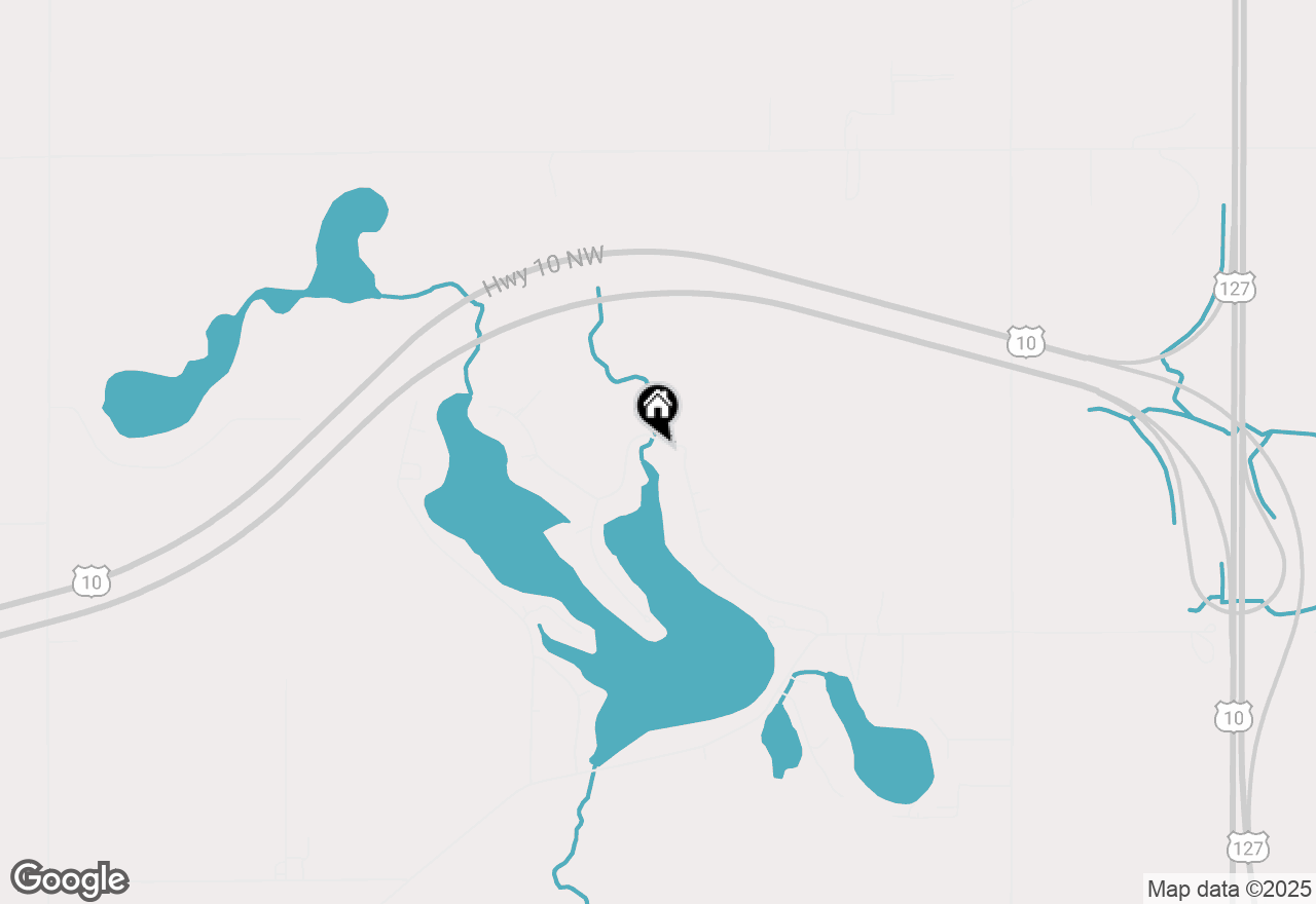 Map of 7746 Five Lakes Drive, Farwell, MI 48622