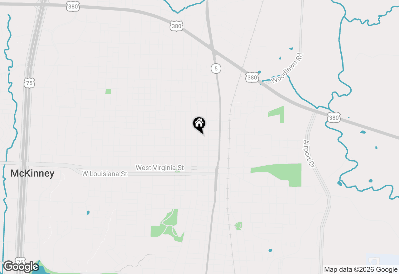 Map of 504 N Tennessee Street #A, Mckinney, TX 75069