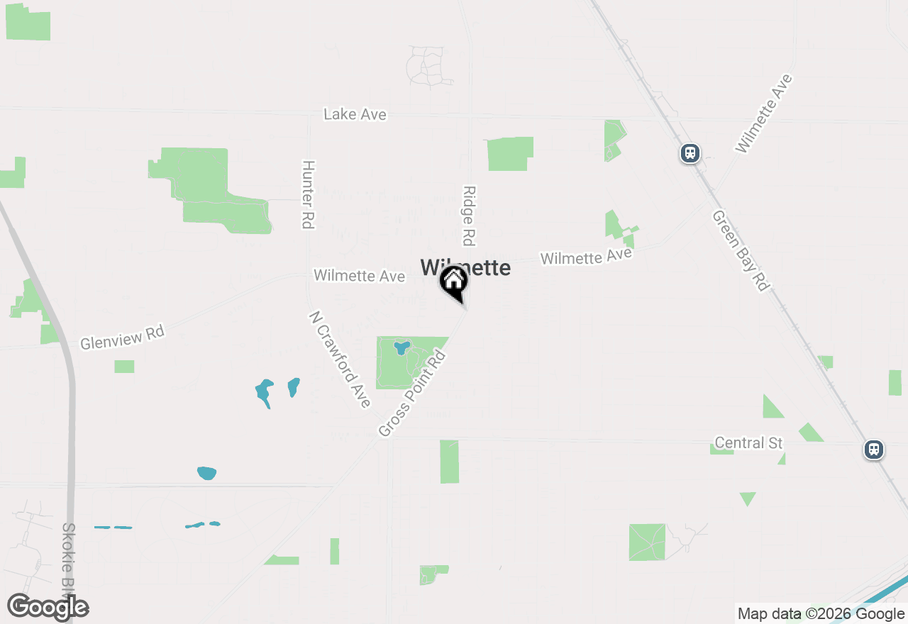 Map of 235 Ridge Road #3B, Wilmette, IL 60091