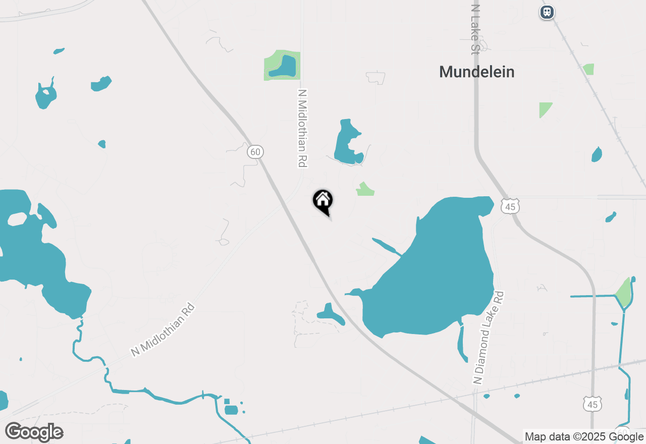 Map of 19657 W Trinity Drive, Mundelein, IL 60060