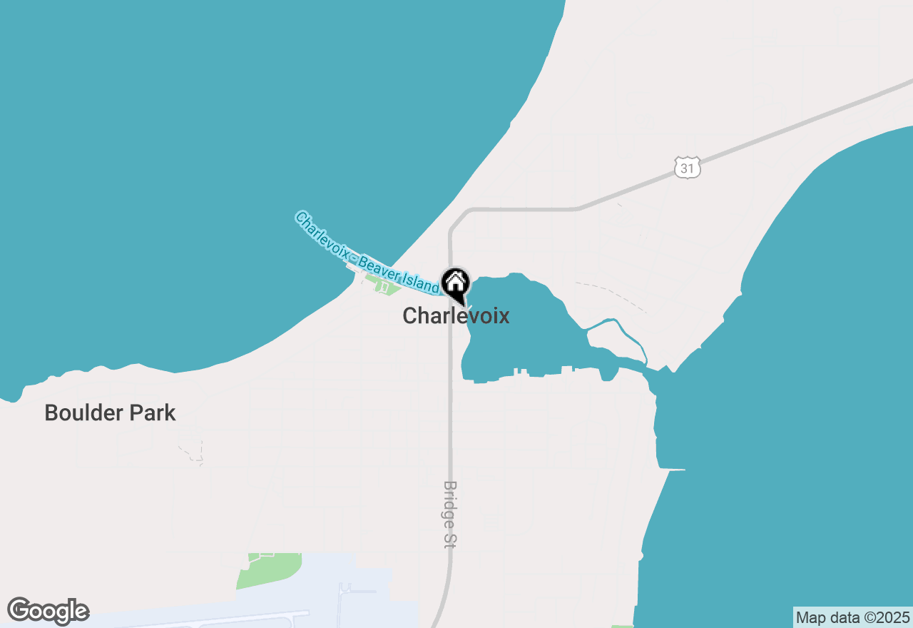 Map of 12555 Pa-be-shan Lane, Charlevoix, MI 49720