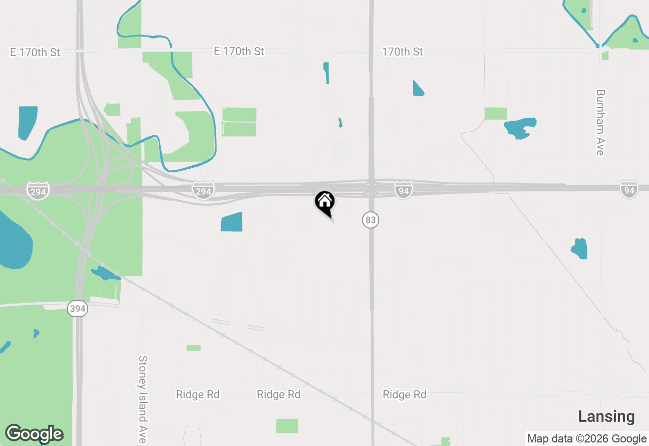 Map of 2306 Holiday Terrace #163, Lansing, IL 60438