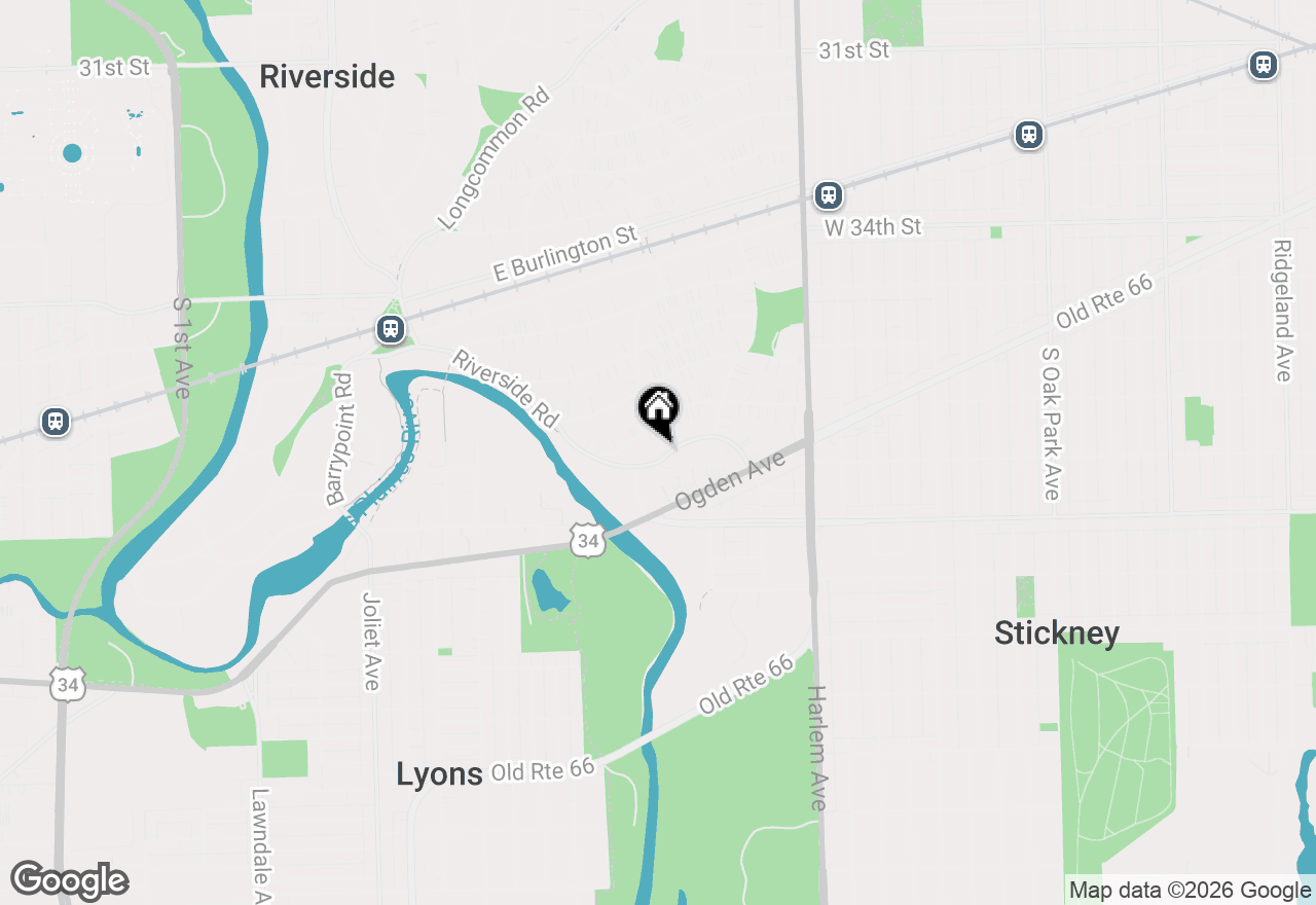 Map of 262 Lionel Road, Riverside, IL 60546