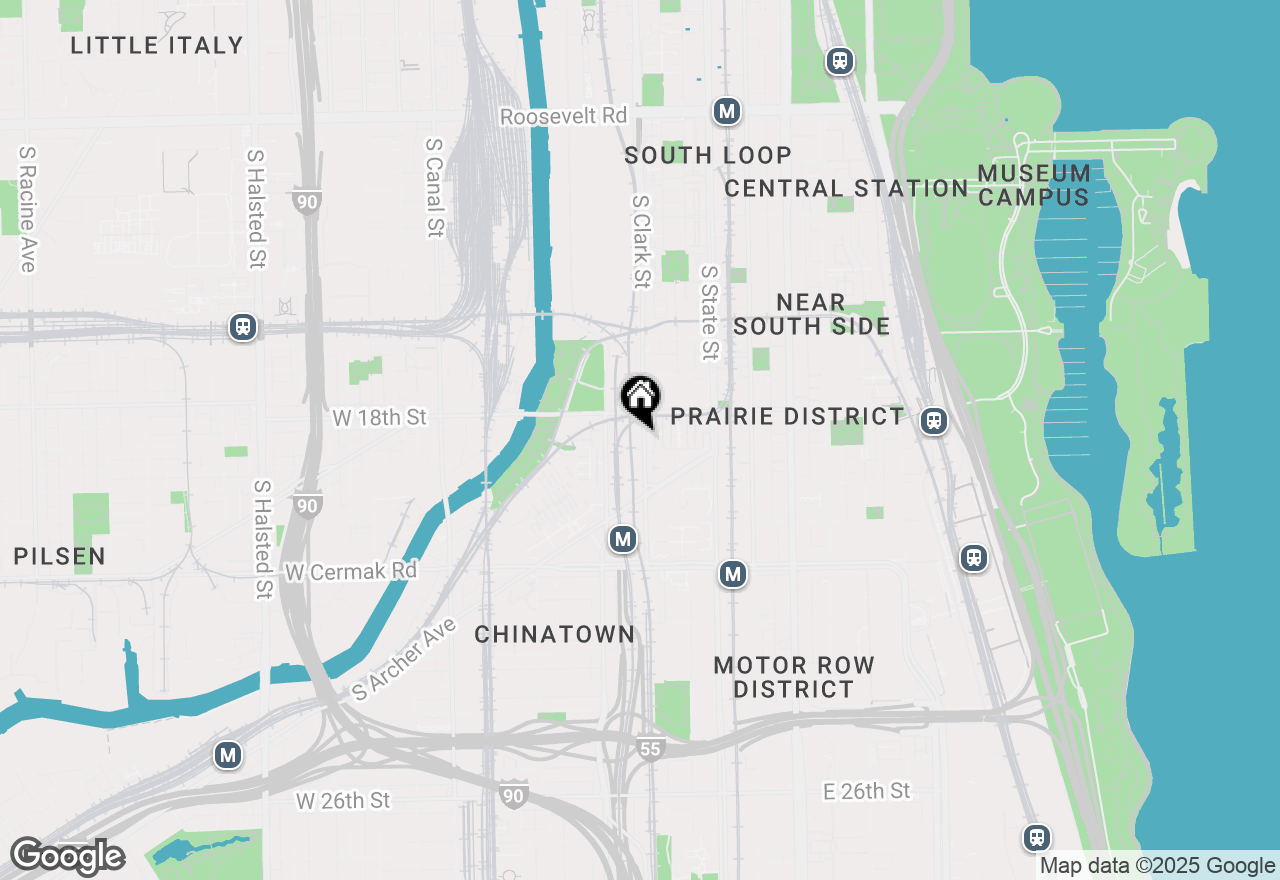 Map of 1812 S Clark Street #10, Chicago, IL 60616