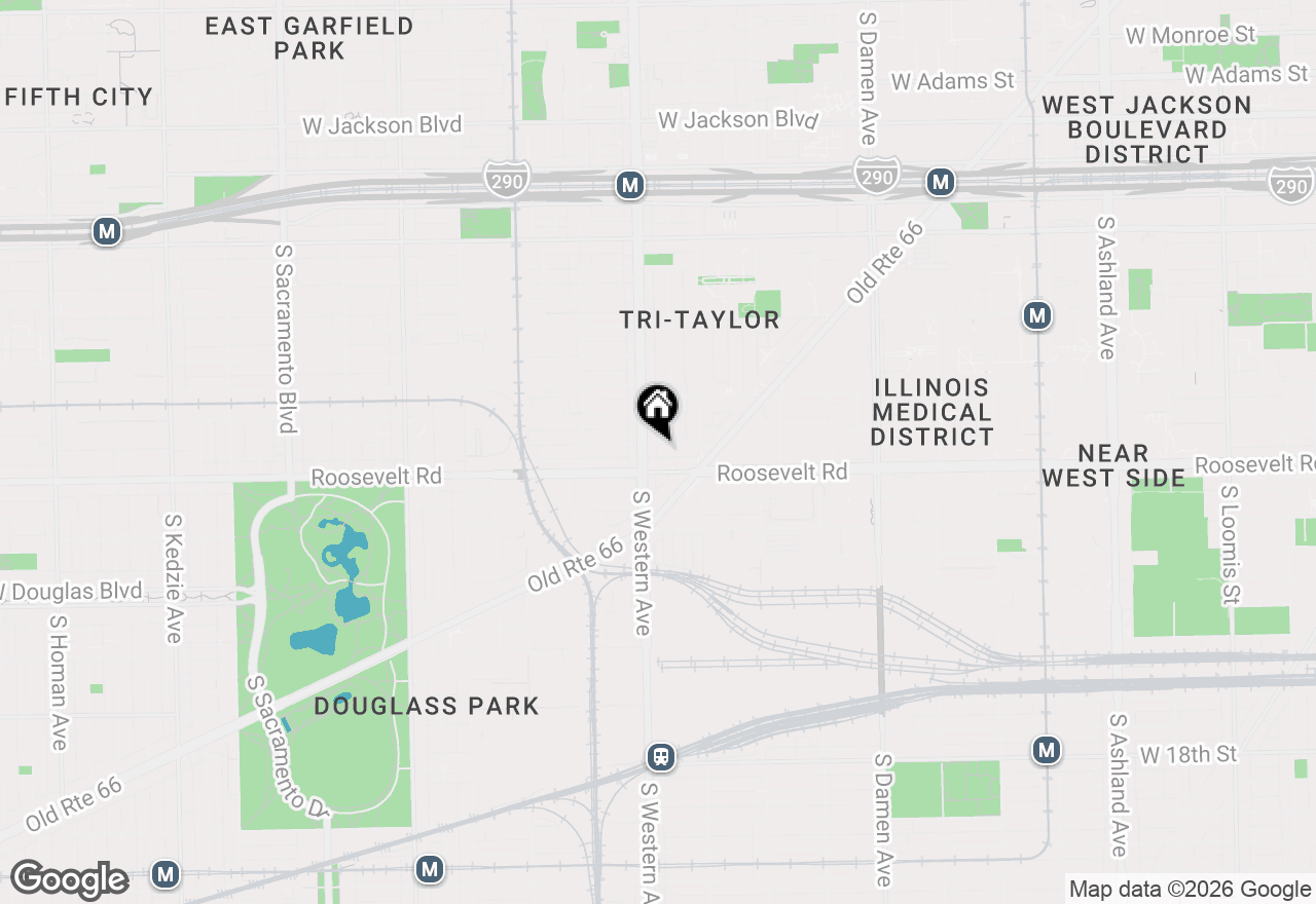 Map of 2345 W Grenshaw Street, Chicago, IL 60612