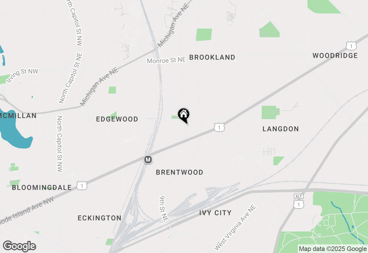 Map of 2710 12th Street Ne, Washington, DC 20018