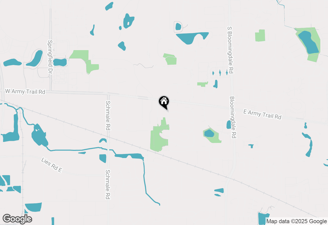 Map of 9 Copper Court, Glendale Heights, IL 60139