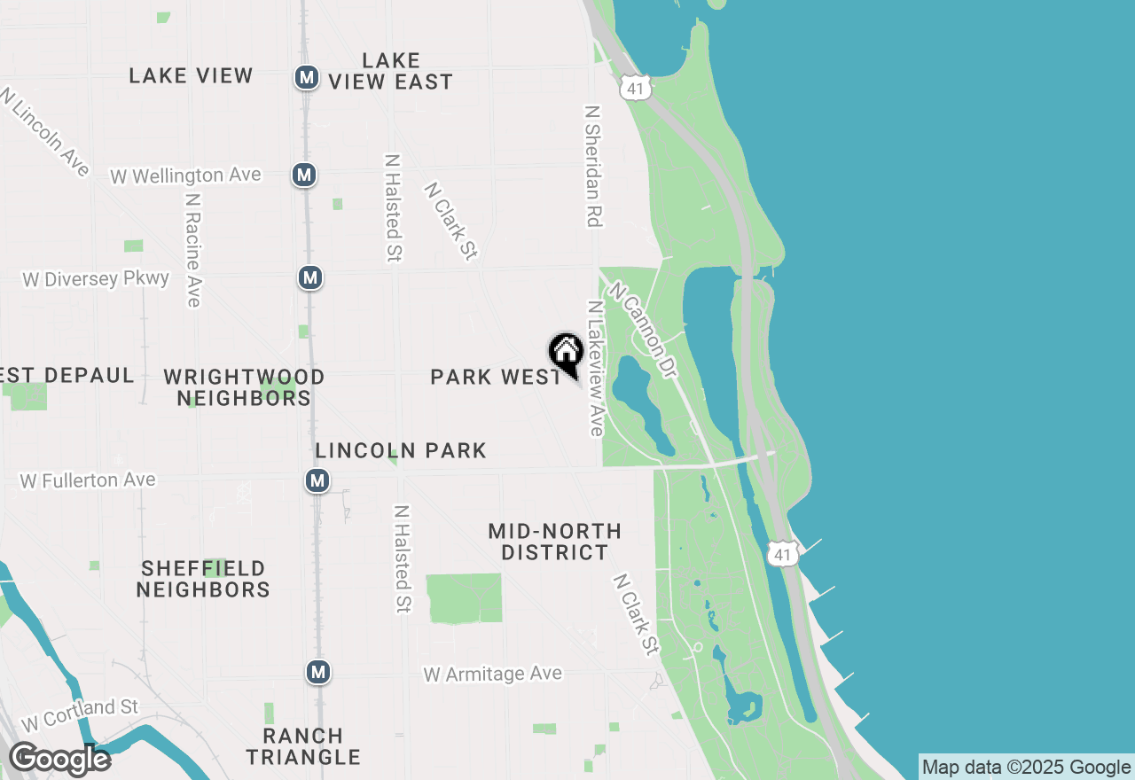Map of 438 W Saint James Place #PH, Chicago, IL 60614