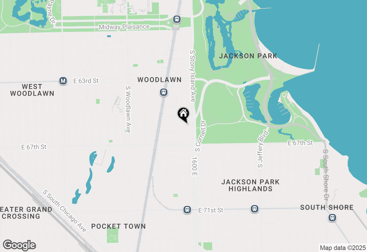 Map of 1520 E Marquette Road #2, Chicago, IL 60637
