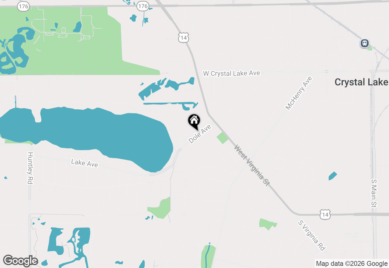 Map of (Address confidential), Crystal Lake, Illinois 60014