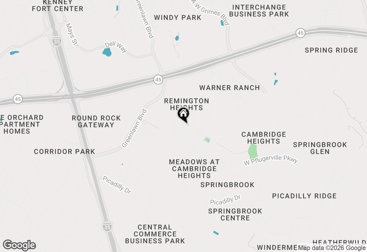 Map of 2201 Cento Walk, Round Rock, TX 78664