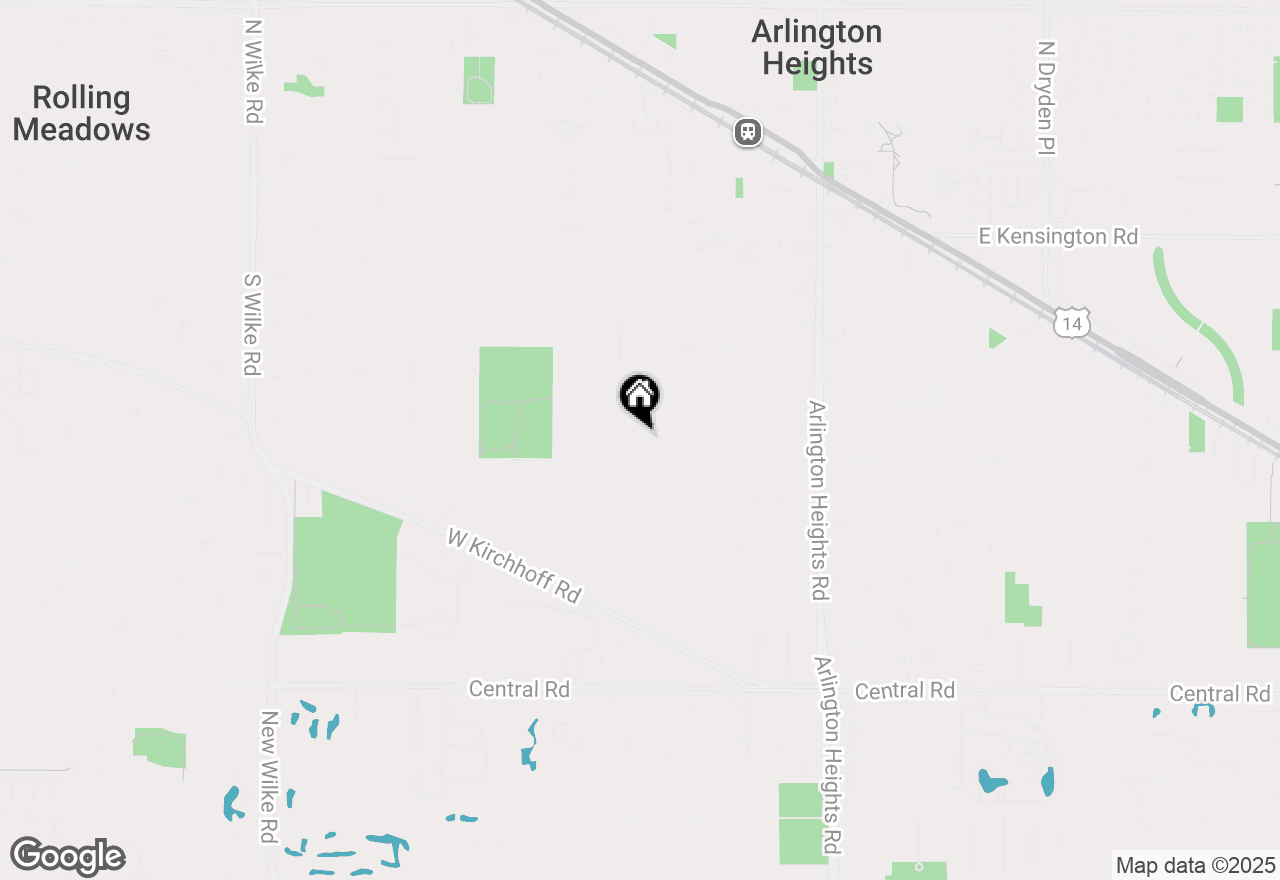 Map of 530 S Mitchell Avenue, Arlington Heights, IL 60005