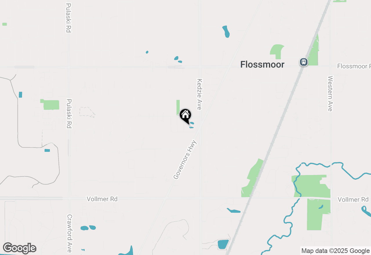 Map of 1433 Woodhollow Drive, Flossmoor, IL 60422