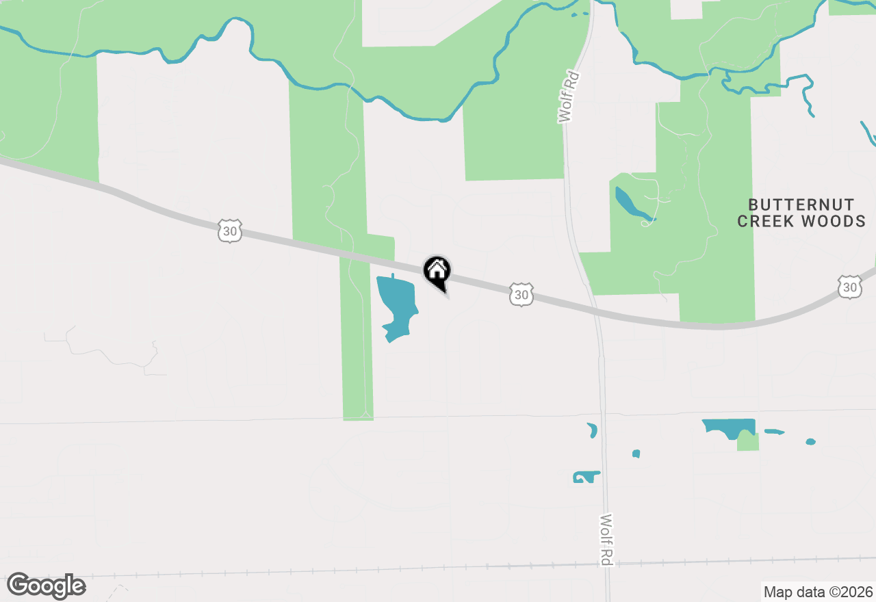 Map of 21195 Sage Brush Lane, Mokena, IL 60448