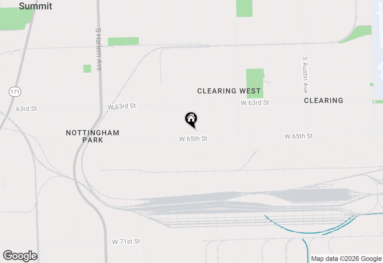 Map of 6655 W 64th Place #104, Chicago, IL 60638