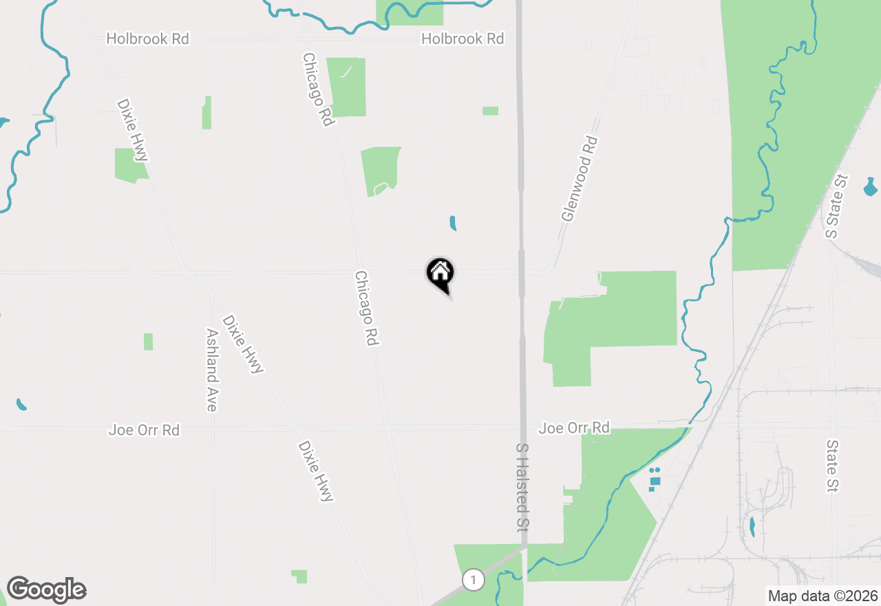 Map of 244 Coolidge Street, Chicago Heights, IL 60411