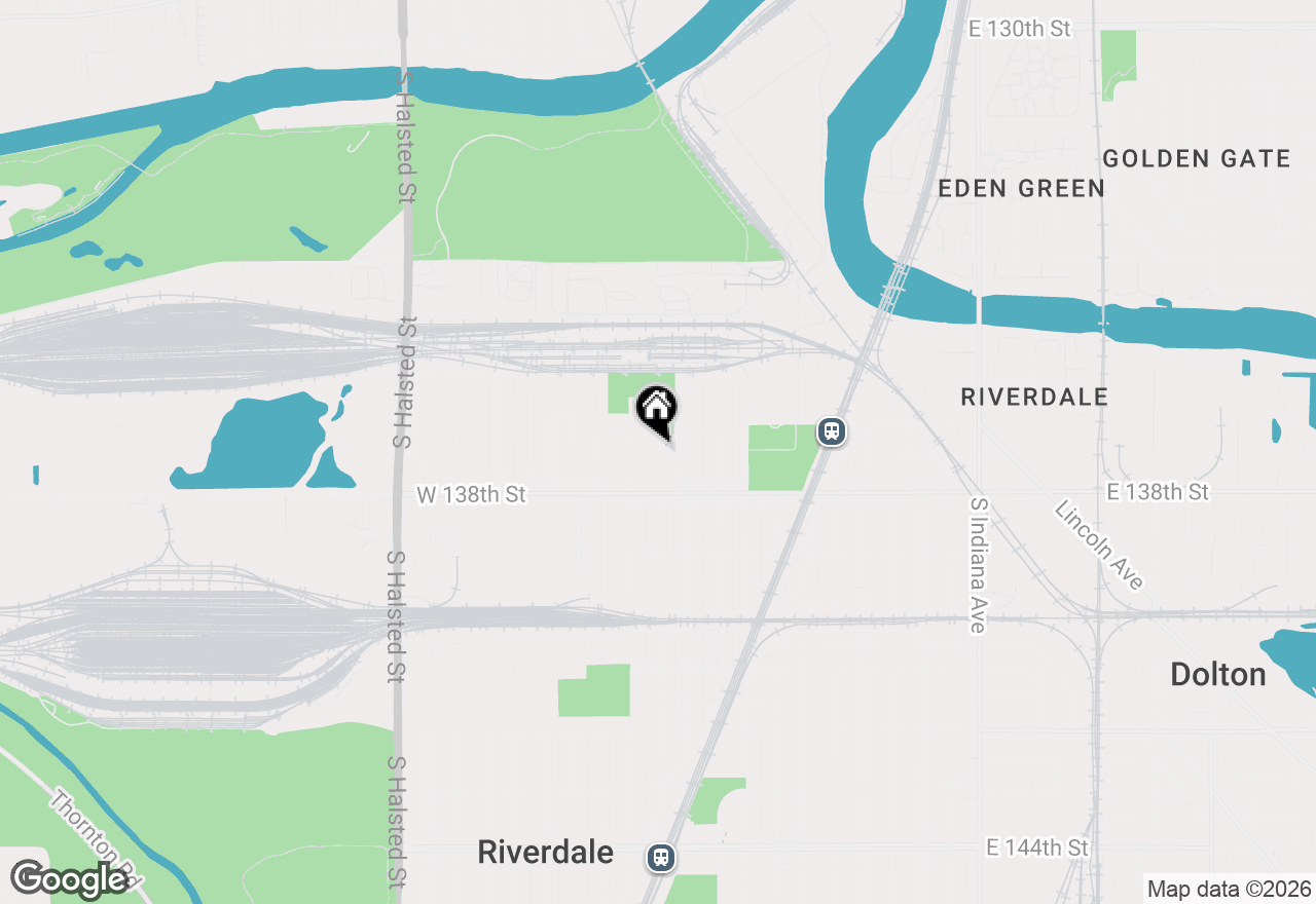 Map of 13715 S Stewart Avenue #3W, Riverdale, IL 60827
