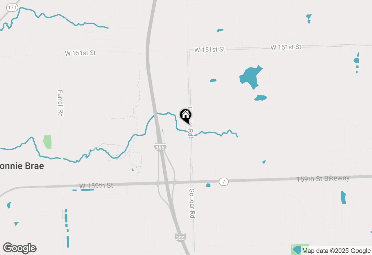 Map of 15532 Gougar Road, Homer Glen, IL 60491