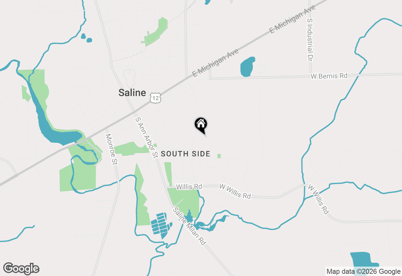 Map of 419 Glenbrook Court, Saline, MI 48176