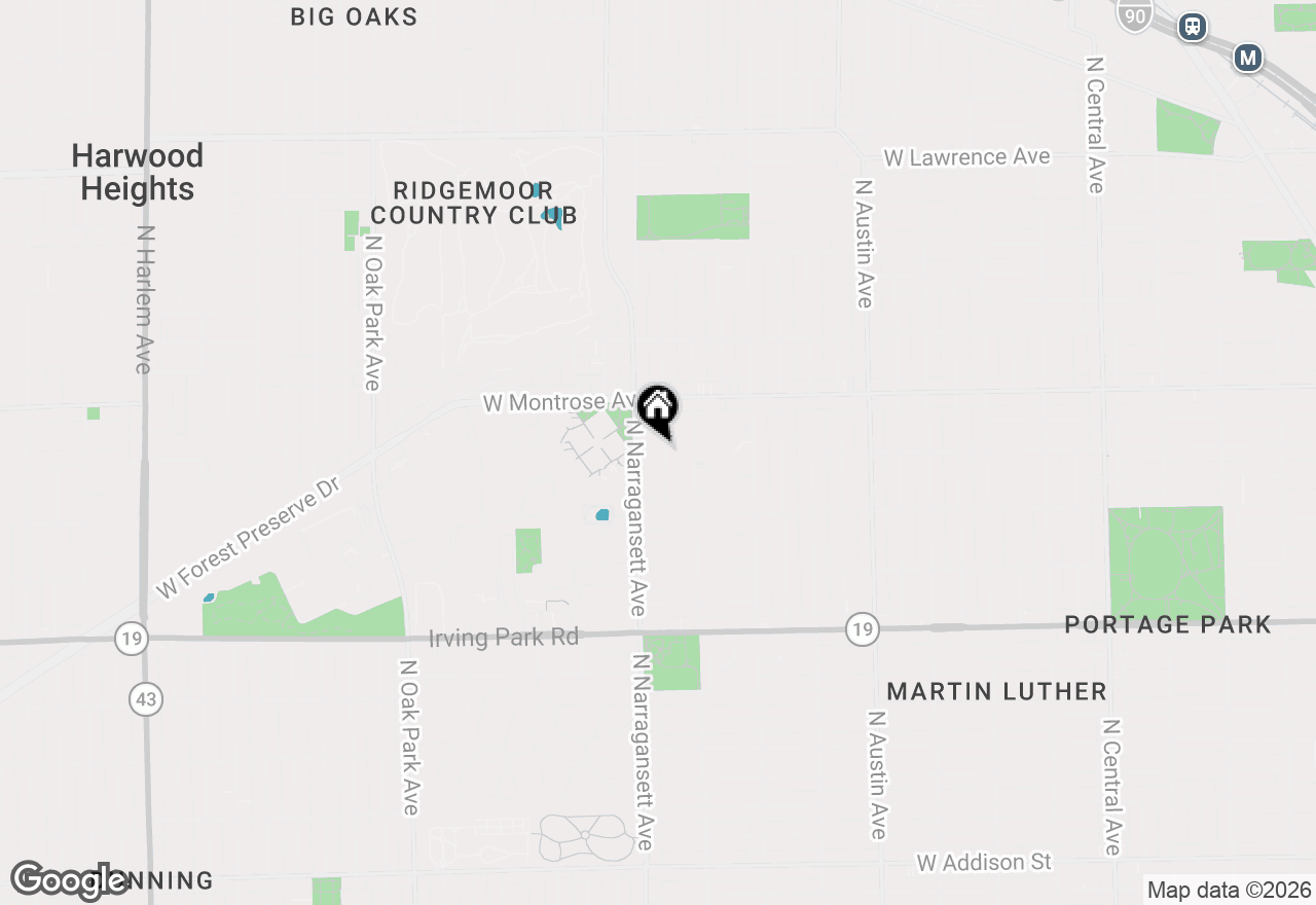 Map of 4300 N Mulligan Avenue, Chicago, IL 60634