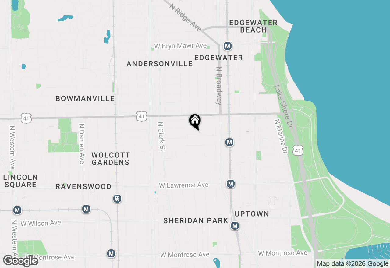 Map of 1331 W Carmen Avenue, Chicago, IL 60640