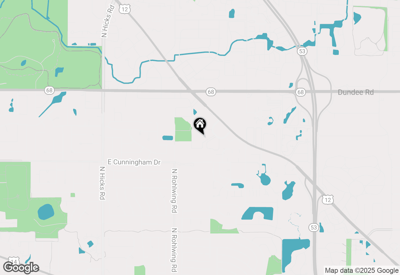 Map of 1477 Winslowe Drive #302, Palatine, IL 60074