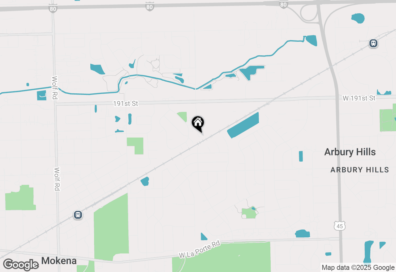 Map of 19242 104th Avenue, Mokena, IL 60448