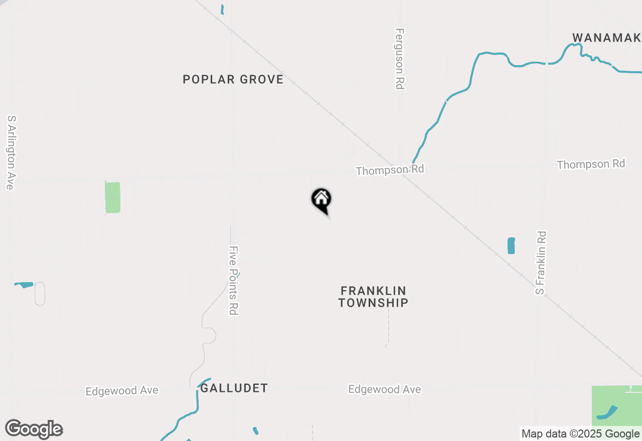 Map of 7354 Ponderosa Pines Lane, Indianapolis, IN 46239