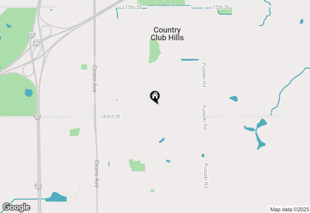 Map of (Address confidential), Country Club Hills, Illinois 60478