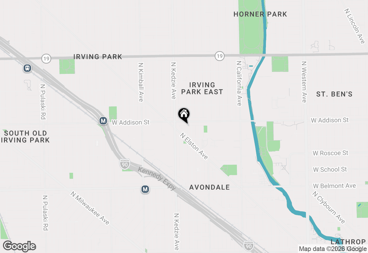 Map of 3545 N Troy Street #2, Chicago, IL 60618