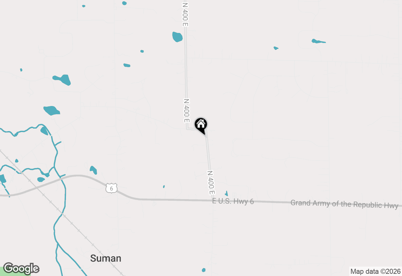 Map of 842 N 400 E, Valparaiso, IN 46383