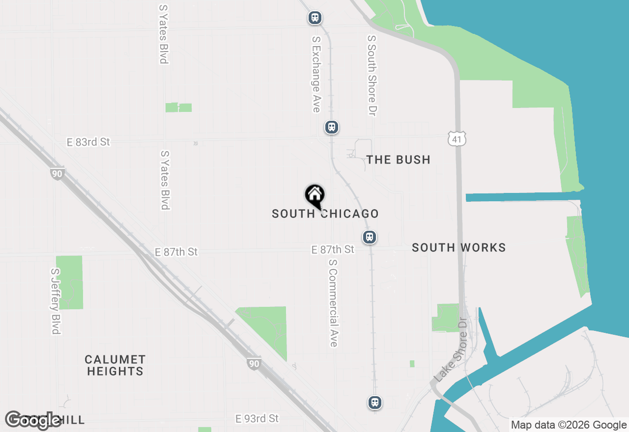 Map of 8548 S Exchange Avenue, Chicago, IL 60617
