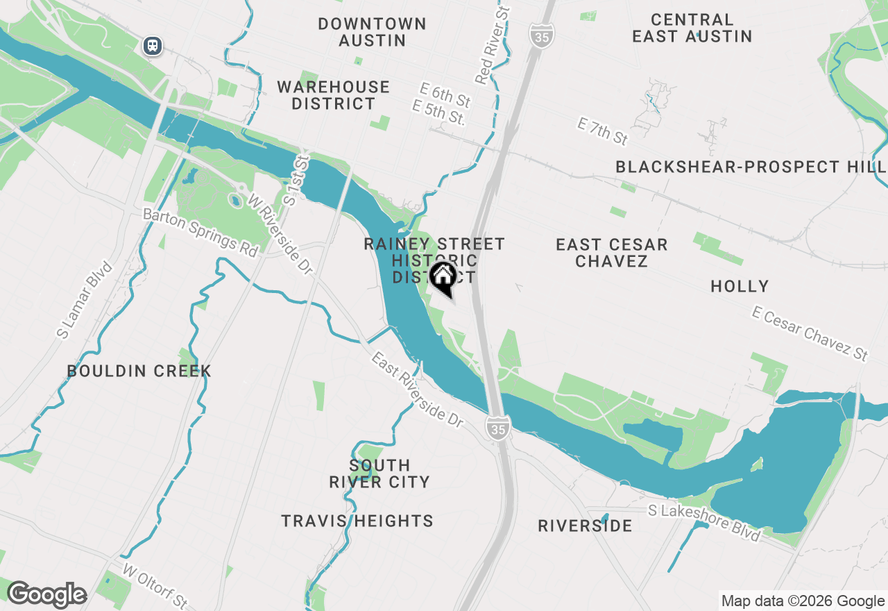 Map of 44 East Ave #2610, Austin, TX 78701