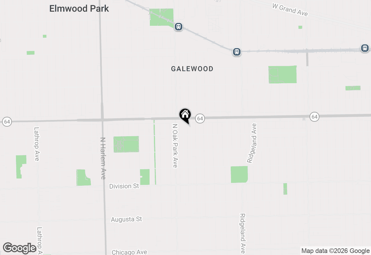 Map of 1220 N Euclid Avenue, Oak Park, IL 60302