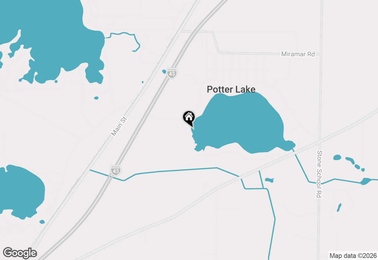 Map of N8964 Lake Ln, East Troy, WI 53120