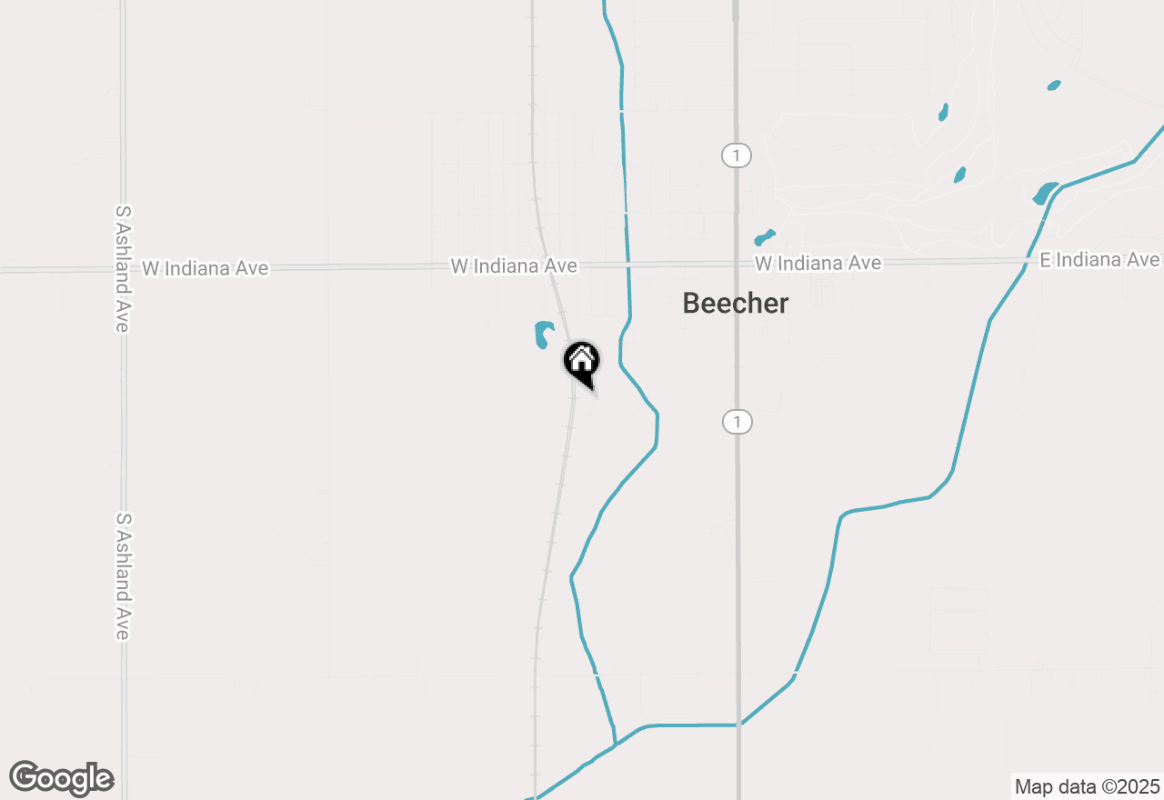 Map of 286 Woodward Street, Beecher, IL 60401