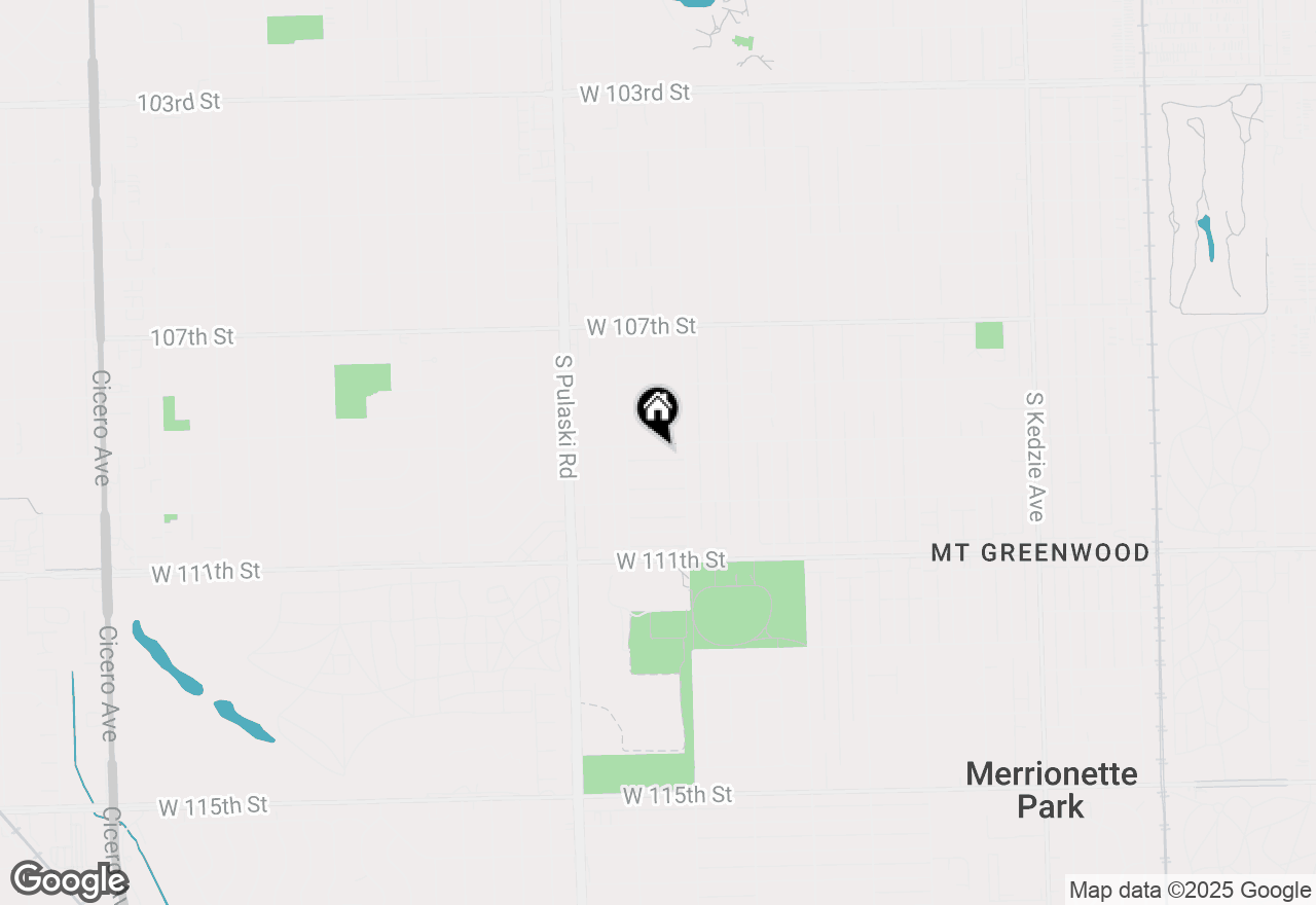 Map of (Address confidential), Chicago, Illinois 60655