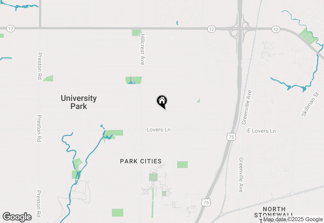 Map of 3209 Purdue St, University Park, TX 75225