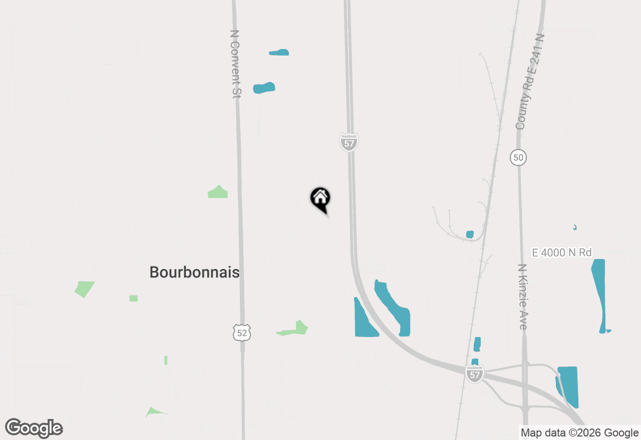 Map of 1552 Stefanie Lane, Bourbonnais, IL 60914