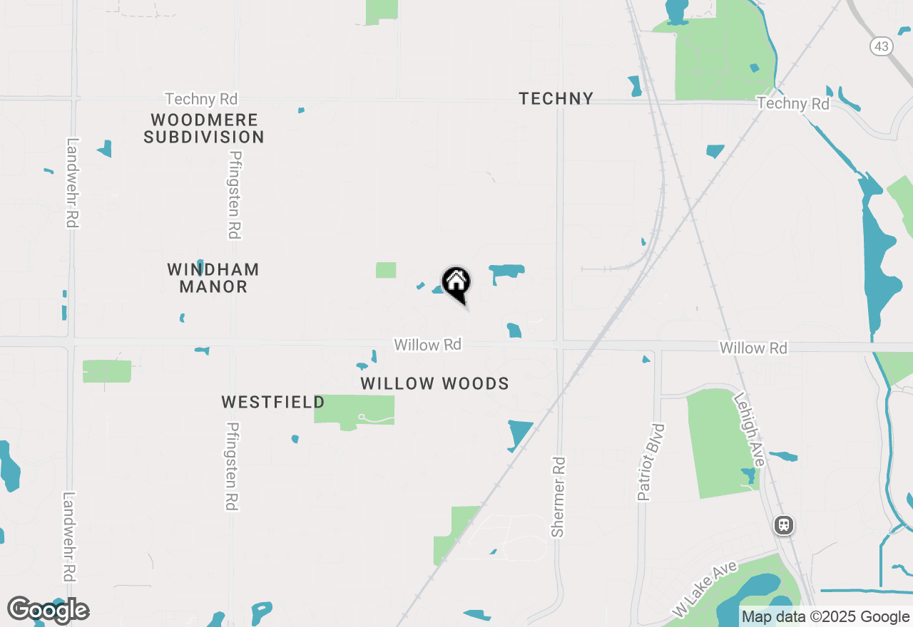Map of 2425 El Cid Lane, Northbrook, IL 60062