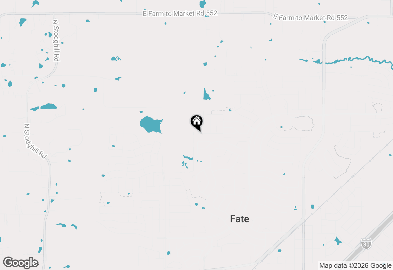 Map of 1042 Manuel Drive, Fate, TX 75087