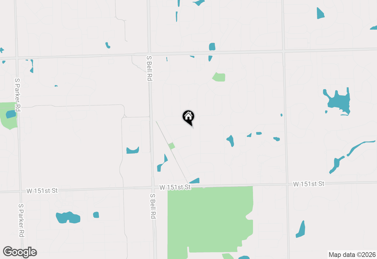 Map of 14710 S Heathcliff Road, Homer Glen, IL 60491