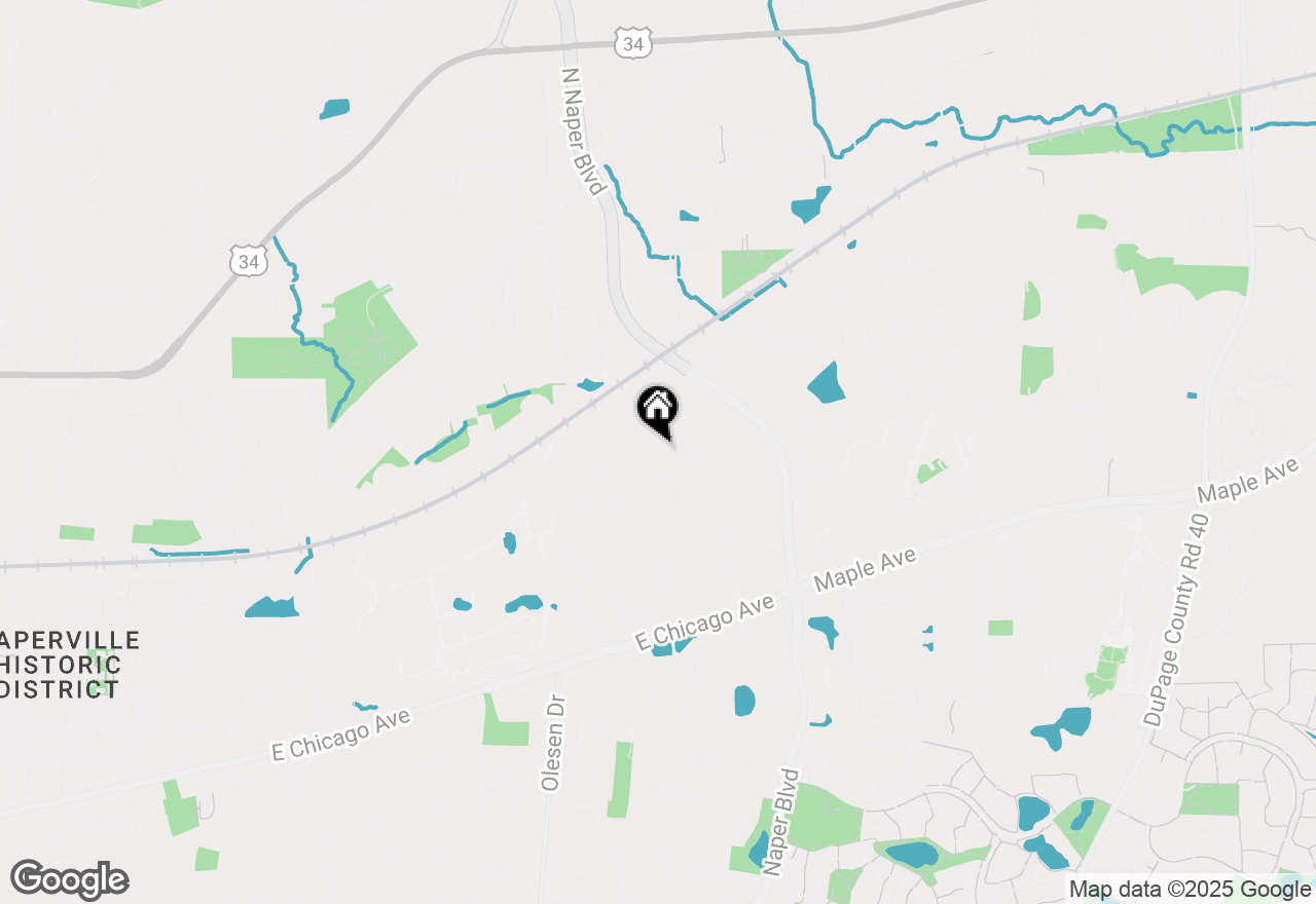 Map of 25W221 Salem Avenue, Naperville, IL 60540