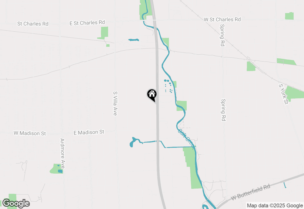 Map of 605 S Riverside Drive, Villa Park, IL 60181