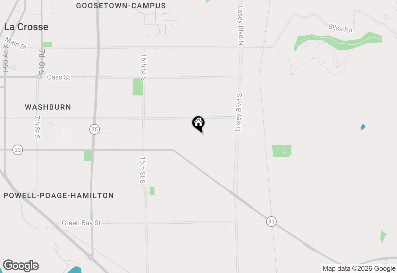 Map of 2101 Mississippi St, La Crosse, WI 54601